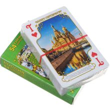 Сувенирные игральные карты "Россия. Города и факты" 54шт колода (ИН-0867)