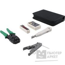 5bites TK031 Набор инструментов, клещи LY-T2007C универсальные, LY-T2021 Krone, нож LY-501B, тестер