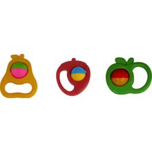 Набор погремушек Фрукты (3 шт)