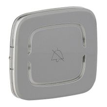 Valena ALLURE MyHome.Лицевая панель для механизмов BUS SCS.С символом "Не беспокоить".2 модуля.Алюминий | код 754947 | Legrand