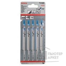 Bosch 2608631404 5 ЛОБЗИКОВЫХ ПИЛОК T 318 В, HSS