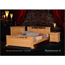 Кровать Камилла (ВМК Шале) (Размер кровати: 160Х190 200, Ортопедическое основание: Нет.)
