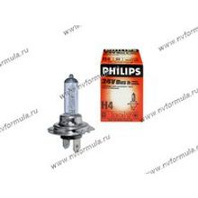 Лампа галоген 24V Н4 75 70W P43t Philips 13342