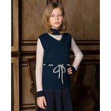 Luminoso для девочки синий с декоративным шнурком