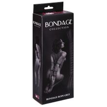 Lola toys Серая веревка Bondage Collection Grey - 3 м.