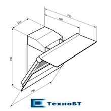 Каминная вытяжка Smeg KTS75SE2