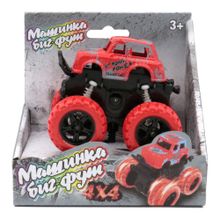 Машина пластиковая FUNKY TOYS инерционная красная 4*4