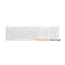 Клавиатура BTC 6310  USB  slim White  104+ 4 дополнительные клавиши