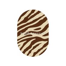 Российский ковер VISION DELUXE carving d130_cream_brown_ov, 2.5 x 4