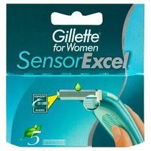 Кассеты для бритья Gillette Sensor Excel for Women, 5 шт.