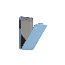 Кожаный чехол HOCO Duke Leather Case Blue (Голубой цвет) для iPhone 5