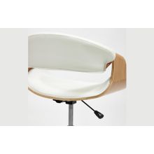 Tetchair Кресло BEND , натуральный, кож зам белый