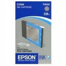 Картридж для EPSON T5632 (голубой) совместимый