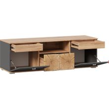 Алмаз. Любимый дом Фиджи Тумба под ТВ 1400 (Дуб Золотой Антрацит)