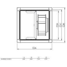Systemair MUB 062 630DV sileo