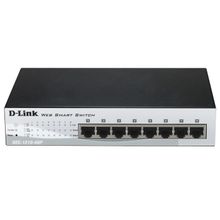 Коммутатор D-Link DES-1210-08P WEB Smart III Switch with 8 PoE ports 10 100Mbps