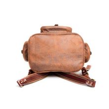 Кожаный рюкзак Мидл эксклюзив