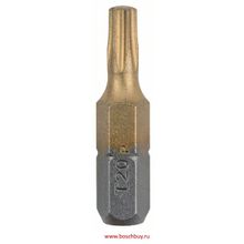 Bosch Бита Titanium T 25 мм TORX T20 TIN (2 шт.) DIY (2609255942 , 2.609.255.942)