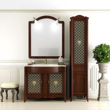 Opadiris Тумба с раковиной Виктория 90 орех