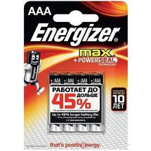 Energizer Батарейки Energizer MAX E92 AAA 1,5V - 4 шт.