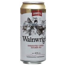 Пиво Твейтс Уэйнрайт, 0.440 л., 4.1%, светлое, железная банка, 24