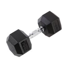 Гантель обрезиненная StarFit DB-301 14 кг черная