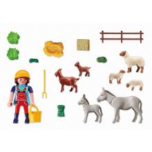 Playmobil Фермер с домашними животными