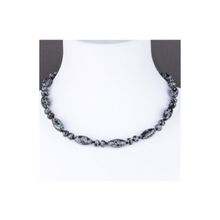 Бусики-Колечки Бусы Обсидиан "Лилия" арт.П4183