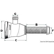 Osculati Attwood pump for tank ventilation 52 l min, 16.410.83