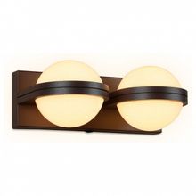 Ambrella Бра Ambrella Wall 15 FW559 2 SCF кофе песок LED 3000K 10W 240*80*138 ID - 457218