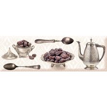 Керамическая плитка Absolut keramika Aure Decor CRockery Silver декор 15х45