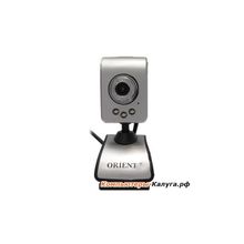 Камера интернет ORIENT QF-680, USB 2.0, микрофон, 300Kpixel, подсветка 3LED, на подставке прищепке, рус, ret