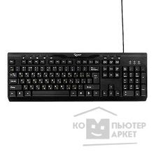 Gembird KB-8335UM-BL, USB, черный, 104 клавиши + 8 доп. клавиш, кабель 1.5 метра