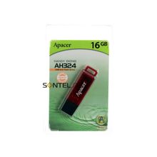 AP16GAH324R-1, 16GB USB 2.0 Handy Steno, (красный), Apacer