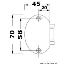 Osculati Simple nylon ratchet anti-vibration stopper, 38.180.02