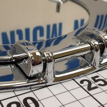 Foresti & Suardi Зеркало в иллюминаторе из хромированной латуни Foresti & Suardi 2001 S.C 300 x 205 мм