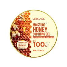 Гель с экстрактом мёда увлажняющий успокаивающий Lebelage Moisture Honey 100% Soothing Gel 300мл