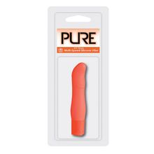 Оранжевый мини-вибратор PURE 3.5INCH VIBRATOR ORANGE - 9 см. Оранжевый