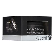 Shots Media BV Массажная свеча с феромонами Massage Candle Pheromone Scented (черный)