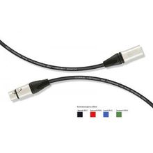 Кабель XLR гн - XLR шт MrCable AIX-02-SC (color) 2м