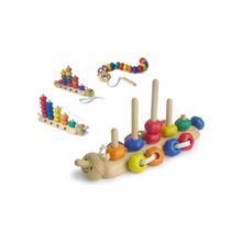 Im Toy (Ай эм той) Игрушка "Гусеница" пирамидка и шнуровка Im Toy (Ай эм той)