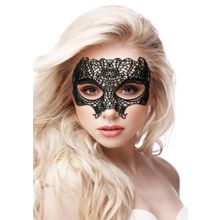 Shots Media BV Черная кружевная маска Princess Black Lace Mask