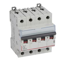 Автоматический выключатель DX³-E 6000 - 6 кА - тип характеристики C - 4П - 230 400 В~ - 6 А - 4 модуля | код 407302 | Legrand