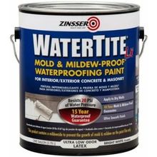 Rust-Oleum Zinsser WaterTite LX 3.78 л белоснежная