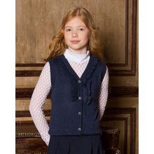 Luminoso для девочки синий с пуговицами