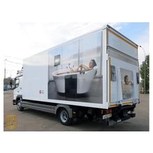 Mercedes Atego 822L, фургон - гидролифт, 2011г., высокая кабина, макс. комплектация