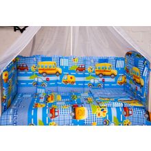 Dream a Dream в кроватку Машинки голубой