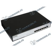 Коммутатор 1U 19" RM D-Link "DGS-1008MP A1A" 8 портов 1Гбит сек. (ret) [138616]