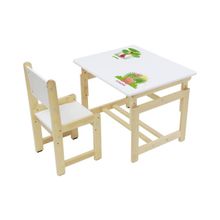 ПМ: Polini Комплект растущей детской мебели Polini kids Eco 400 SM 68х55 см