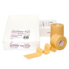 Pharmacels Спортивный тейп 6 рулонов в упаковке. (телесный тейп пластырь) MASTERS Tape Pharmacels 3,8см х 9,1м бежевый